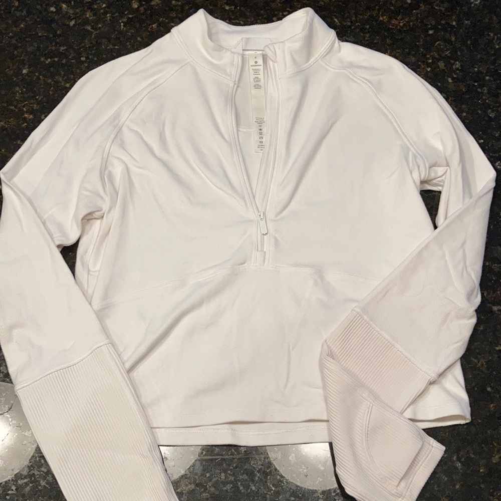 Lululemon crop 1/4 zip pullover